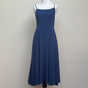 Lulus Navy Blue Sleeveless Midi Dress Size Small